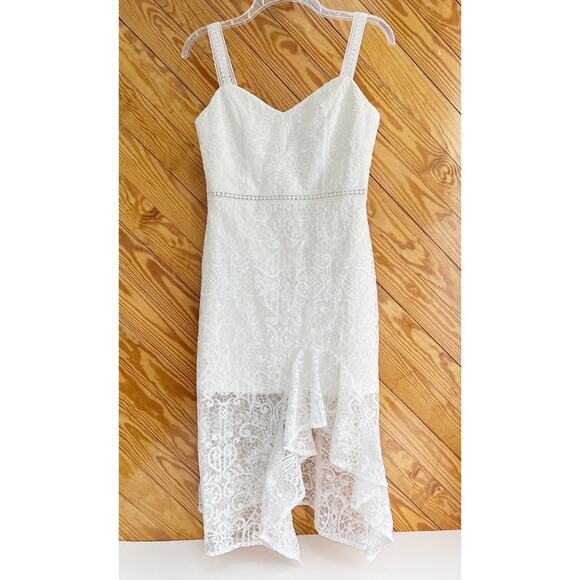 Lulu's Today's Your Day White Embroidered Lace Midi Dress - Picture 6 of 12